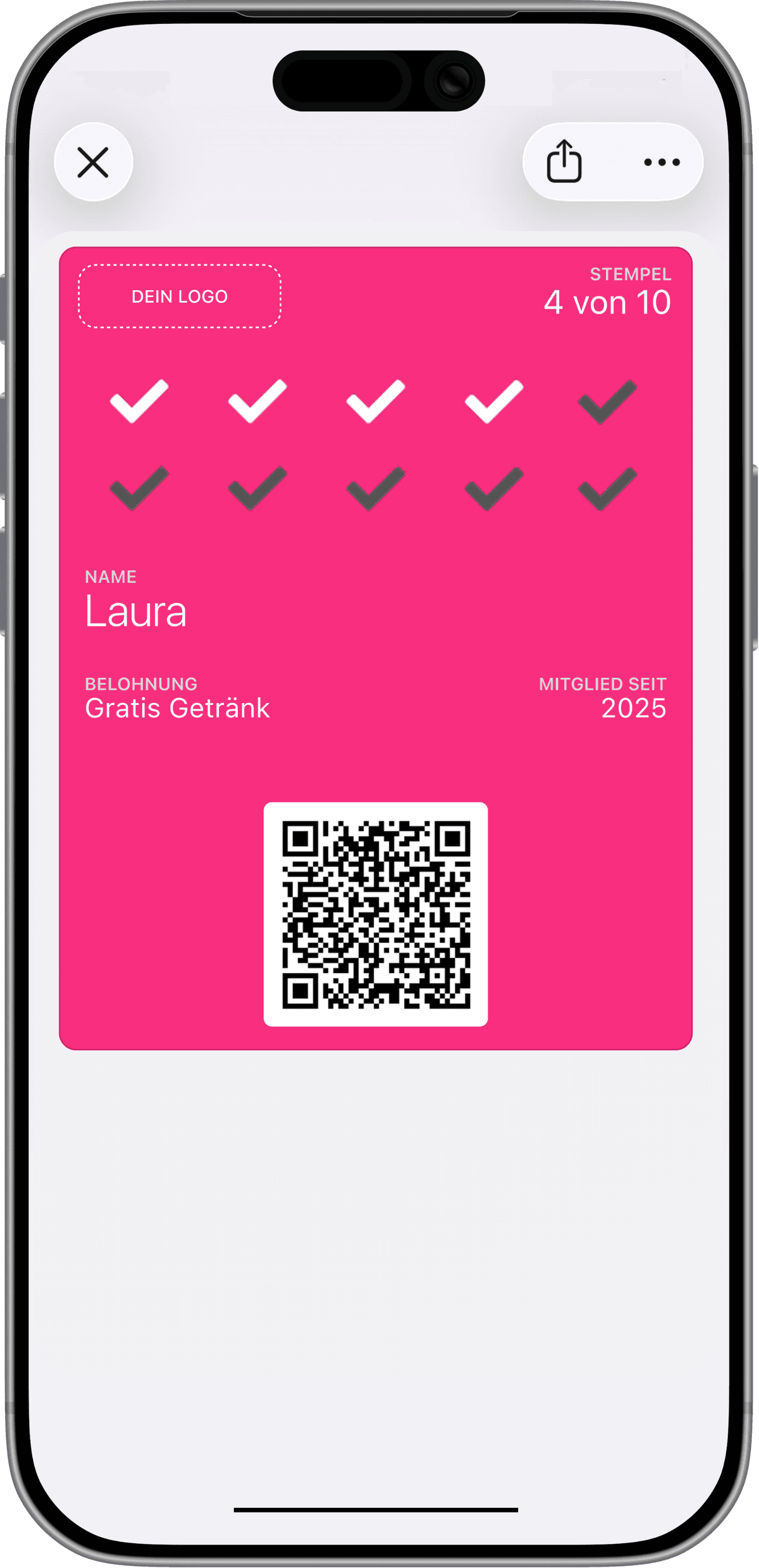 Stampz – digitale Stempelkarte im Wallet