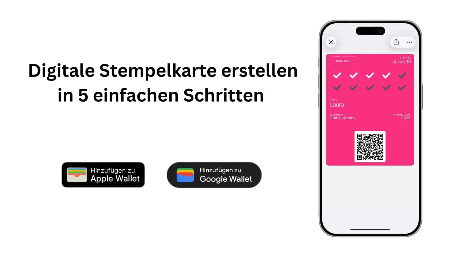 Digitale Stempelkarte erstellen in 5 einfachen Schritten